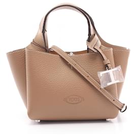 Tod's-Tod's Timeless Mini Handbag-Brown
