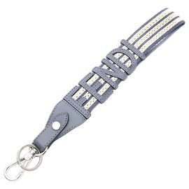 Fendi Strap You Belt in Blue Leather Blue