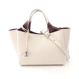 Tod's-Tod's Timeless Mini Handbag-White