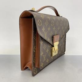 Louis Vuitton-Louis Vuitton Monogram Montsouris 28 Handbag-Brown