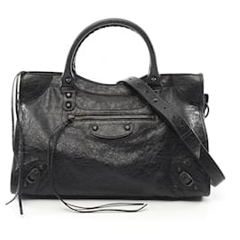 Balenciaga-Balenciaga City Medium Handbag-Black