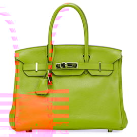 Hermès-Hermès Orange Togo Birkin Retourne 30-Orange