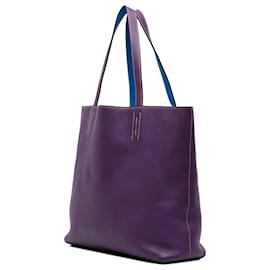 Hermès-Hermès Double Sens 36 en cuir Clémence violet-Autre,Violet