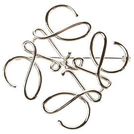Broche Anagrama Loewe Plata