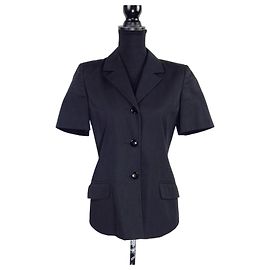 Les Copains blazer estivo a maniche corte 1990s Nero