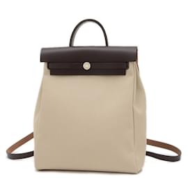 Hermès-Sac à main Zip-Ado PM Airbag Hermes-Marron,Beige