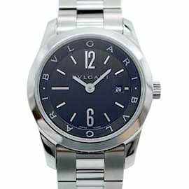 Bulgari-Bvlgari Solotempo ST30S Black Dial Men's Watch-Other