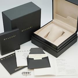 Bulgari-Bvlgari Solotempo ST30S Black Dial Men's Watch-Other