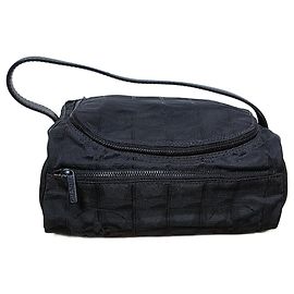 Chanel Vanity Black Synthetic Black