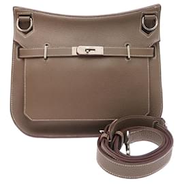 Hermès-Sac à épaule Hermes Gypsiere 28-Taupe