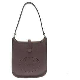 Hermès-Sac à main Hermes Evelyn TPM-Marron