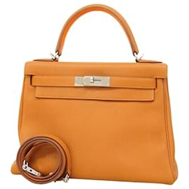 Hermès-Sac à main Hermes Kelly 28 Verso-Doré