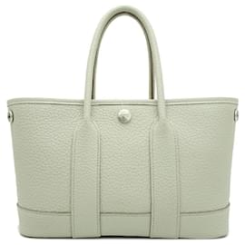Hermès-Sac à main Hermes Neo Garden 23 W Stamp-Blanc