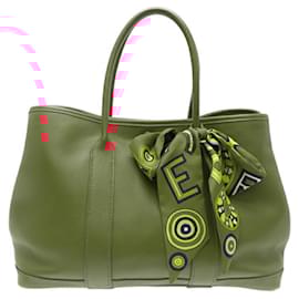 Hermès-Sac fourre-tout pour femmes Hermes Garden TPM-Rouge