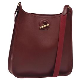 Hermès HERMES Vespa PM Borsa a Spalla in Pelle Rossa Oro Auth bs26279 Rosso D'oro