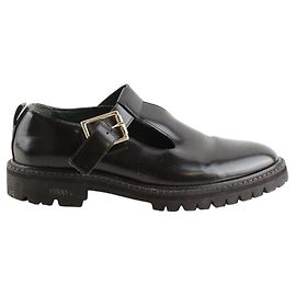 Autre Marque Derby de couro preto Preto