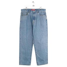 Supreme Jeans retos de algodão azul Azul