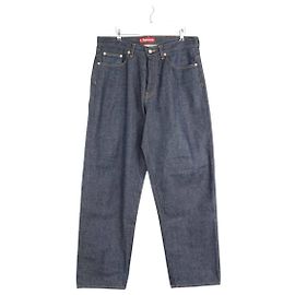 Supreme Jeans retos em algodão Preto