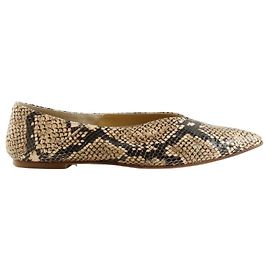 Aeyde Beige Leder Ballerinas Beige