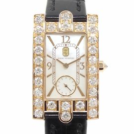 Relógio de quartzo clássico para mulheres Harry Winston Avenue Outro