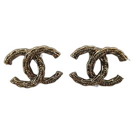 Orecchini Chanel CC 2015 D'oro