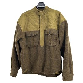 Isabel Marant Khaki Two-Tone Wool Jacket Khaki