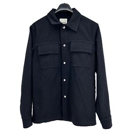 Sandro Camisa de lana negra Negro
