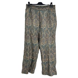 Pierre Louis Mascia Printed Wool Pants Grey Grey
