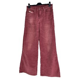 Diesel Pantalones de pana Burdeos