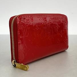 Louis Vuitton-Louis Vuitton Long Wallet Vernis Zippy M91981-Red