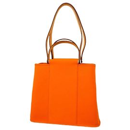 Hermès Hermes Orange Tote Bag Cabag PM Orange