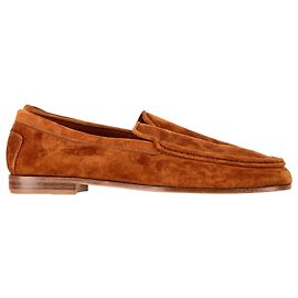 Mocassini Khaite in suede marrone Marrone Rosso
