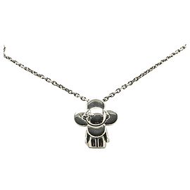 Collar Péndulo de Metal Vivienne Louis Vuitton M00831 Plata Metálico