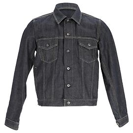 Autre Marque Sr. P. Chaqueta de Denim Selvedge en Algodón Azul Azul