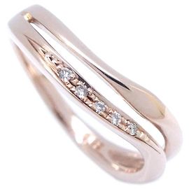 Autre Marque WISP Diamond Ring K10PG Pink Gold Pink