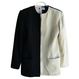 Lanvin Jackets Black Cream