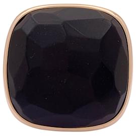 Pomellato-Pomellato 'Victoria' ring, rose gold, jet.-Other
