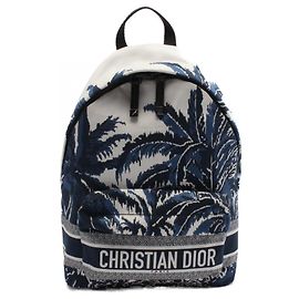Christian Dior Dior Palms Rucksack Schwarz Weiß Marineblau