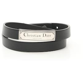 Christian Dior-Dior Homme Charm Bracelet-Black,Silvery