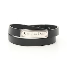 Christian Dior-Dior Homme Charm Bracelet-Black,Silvery