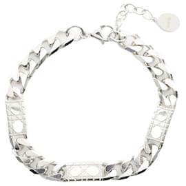 Christian Dior-Dior Homme Chain Link Cannage Bracelet-Silvery