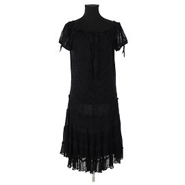 Jean Paul Gaultier Schwarzes Kleid Schwarz