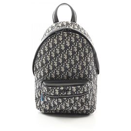 Christian Dior Dior RIDER Rucksack Schwarz Beige Marineblau