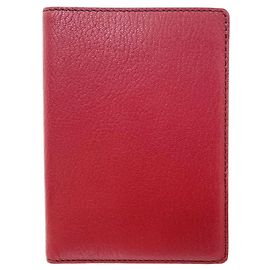 Passcover aus graurotem Leder von Cartier Rot Grau