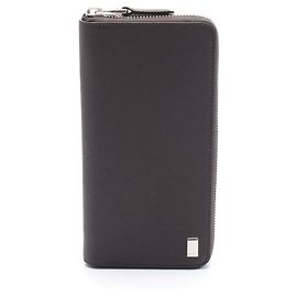 Alfred Dunhill Dunhill Round Long Wallet in Brown Leather Brown