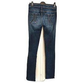 Karl Lagerfeld JEAN LAGERFELD TAPERED TAILLE BASSE Bleu