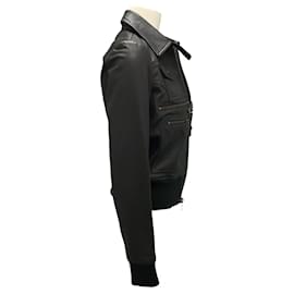 Tod's-Tom Ford Black 2021 Lamb Leather Jacket-Black