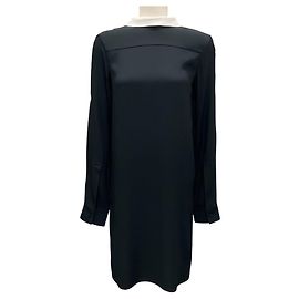 No 21 Robe midi à volants noire / blanche 2023 No. 21 Noir