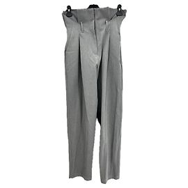 Autre Marque SIMONETT Grey Pegged Pants Grey