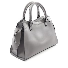 Balenciaga-Balenciaga Neo Classic City Leather Handbag-Grey